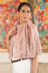 Floral Whispers | Embroidered Wool Silk Stole